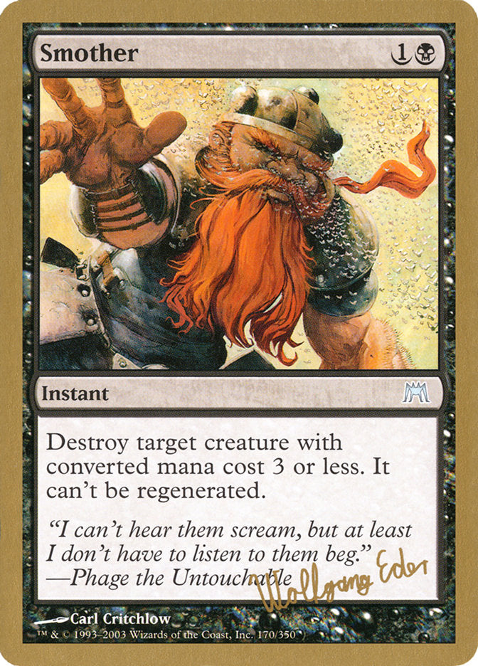 Smother (Wolfgang Eder) [World Championship Decks 2003] - Magic: The Gathering - Card Brawlers | Quebec | Canada |