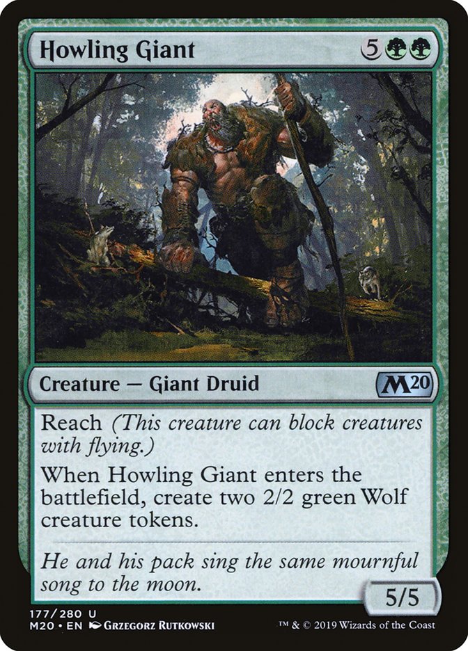 Howling Giant [Core Set 2020] - Magic: The Gathering - Card Brawlers | Quebec | Canada |