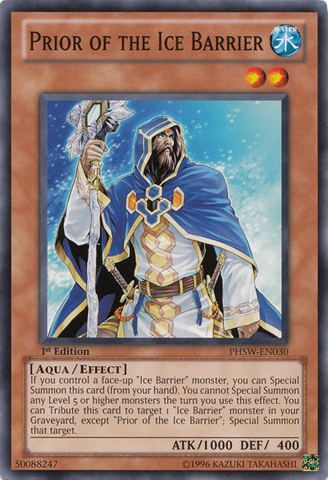 Prior of the Ice Barrier [PHSW-EN030] Common - Yu-Gi-Oh! - Card Brawlers | Quebec | Canada |