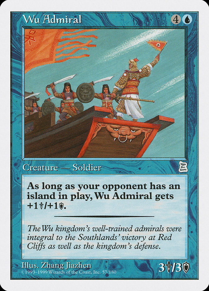 Wu Admiral [Portal Three Kingdoms] - Magic: The Gathering - Card Brawlers | Quebec | Canada |