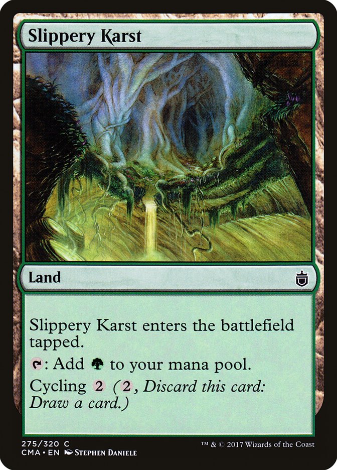 Slippery Karst [Commander Anthology] - Magic: The Gathering - Card Brawlers | Quebec | Canada |