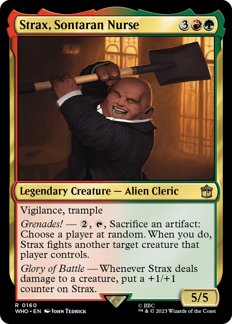 Strax, Sontaran Nurse [Doctor Who] - Magic: The Gathering - Card Brawlers | Quebec | Canada |