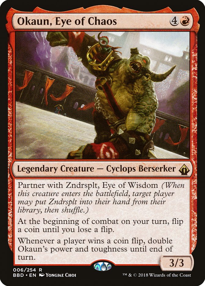 Okaun, Eye of Chaos [Battlebond] - Magic: The Gathering - Card Brawlers | Quebec | Canada |