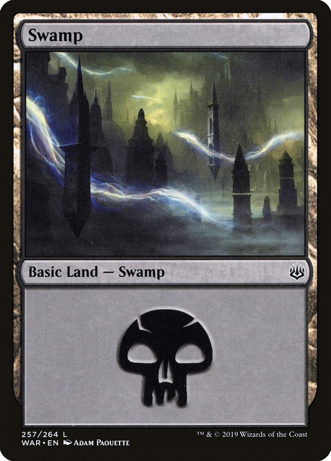 Swamp (257) [War of the Spark] - Magic: The Gathering - Card Brawlers | Quebec | Canada |