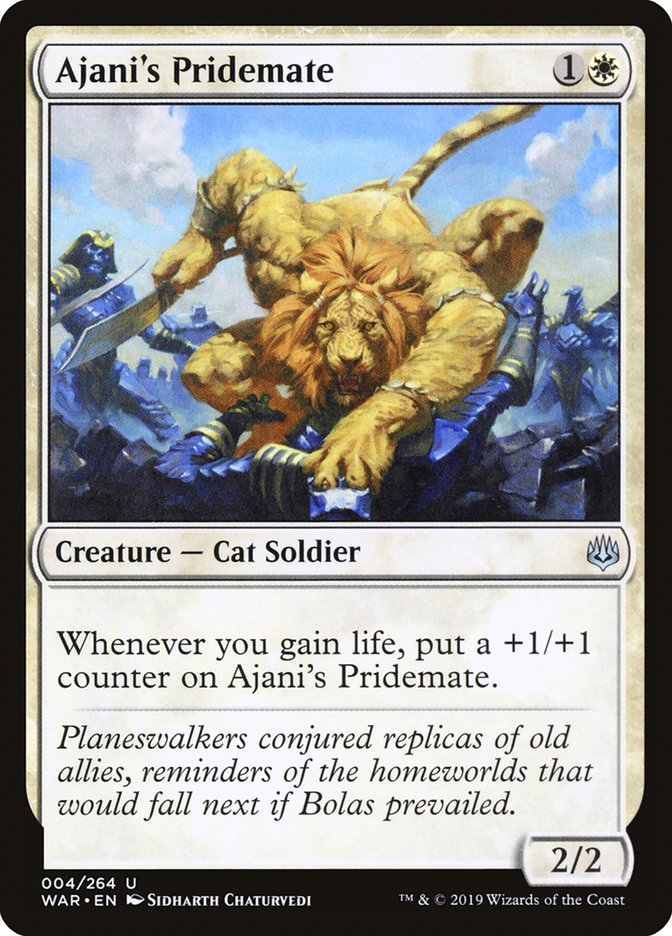 Ajani's Pridemate [War of the Spark] - Magic: The Gathering - Card Brawlers | Quebec | Canada |