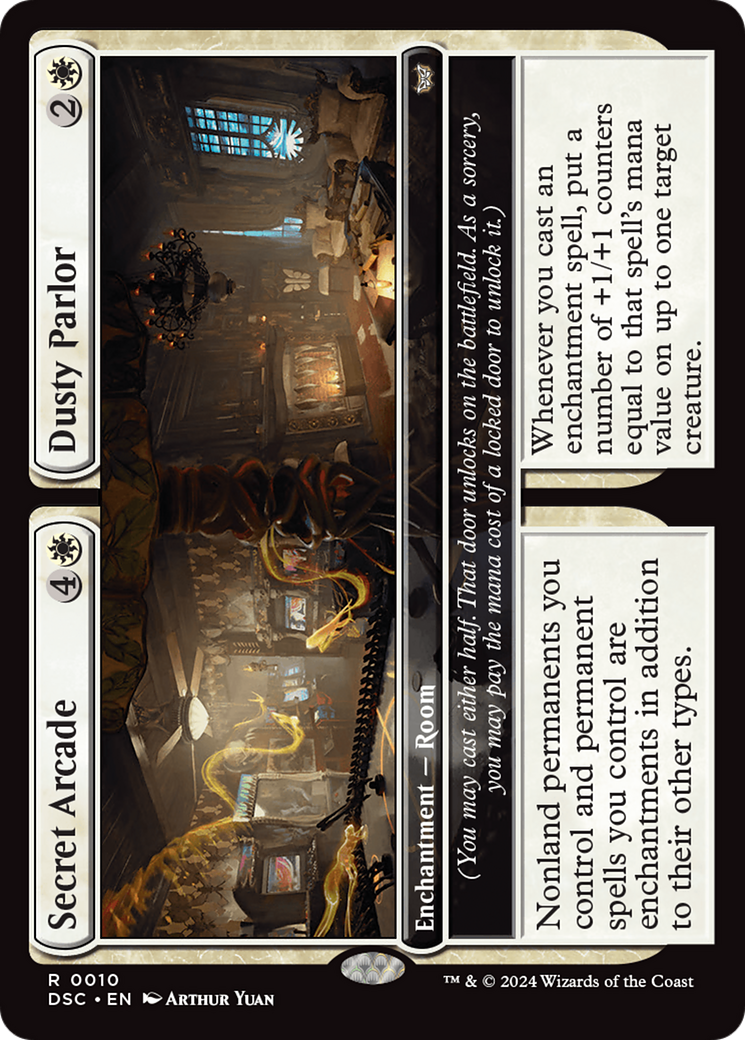 Secret Arcade // Dusty Parlor [Duskmourn: House of Horror Commander] - Magic: The Gathering - Card Brawlers | Quebec | Canada |