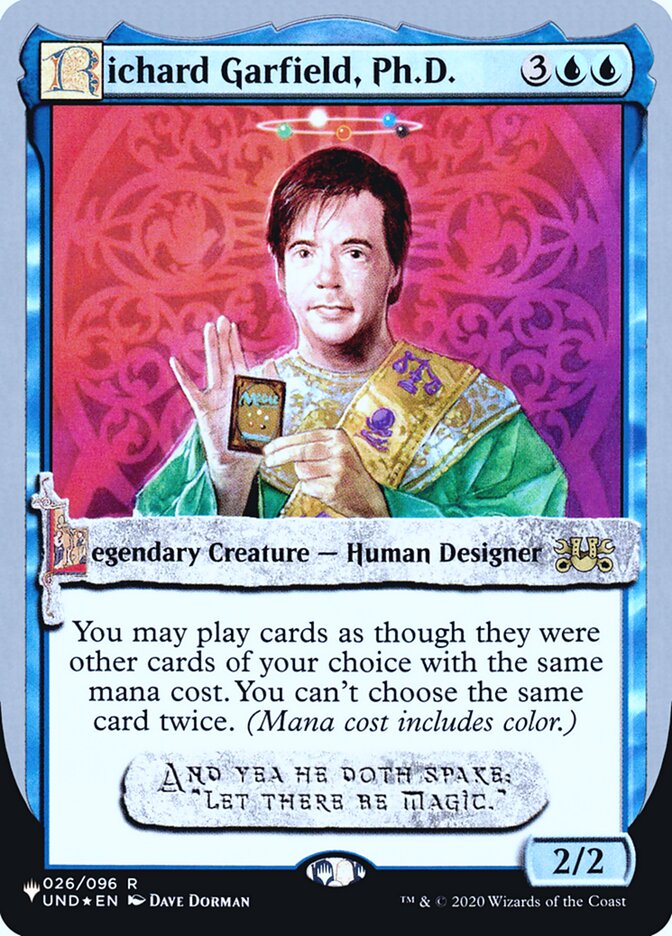 Richard Garfield, Ph.D. (Unfinity Foil Edition) [The List] - Magic: The Gathering - Card Brawlers | Quebec | Canada |