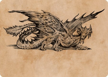 Ancient Brass Dragon Art Card (49) [Commander Legends: Battle for Baldur's Gate Art Series] - Magic: The Gathering - Card Brawlers | Quebec | Canada |