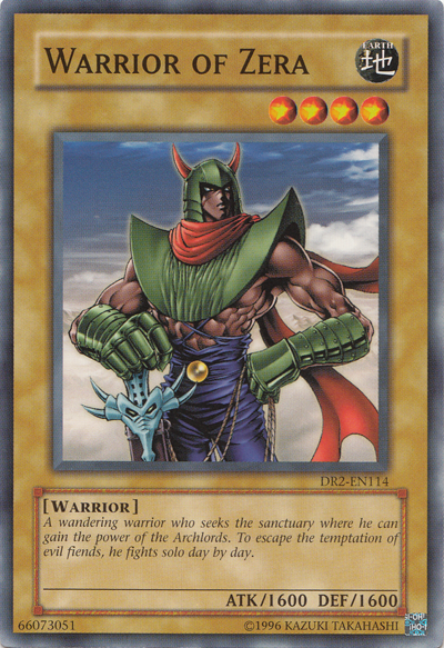 Warrior of Zera [DR2-EN114] Common - Yu-Gi-Oh! - Card Brawlers | Quebec | Canada |