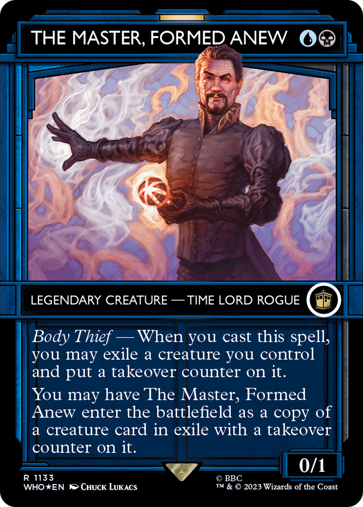 The Master, Formed Anew (Showcase) (Surge Foil) [Doctor Who] - Magic: The Gathering - Card Brawlers | Quebec | Canada |