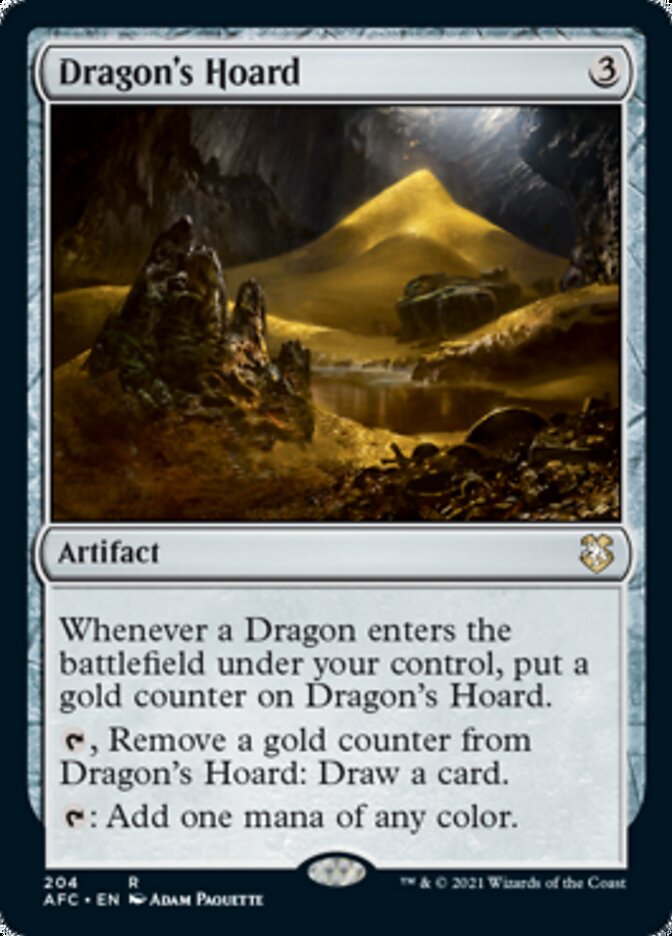 Dragon's Hoard [Dungeons & Dragons: Adventures in the Forgotten Realms Commander] - Magic: The Gathering - Card Brawlers | Quebec | Canada |