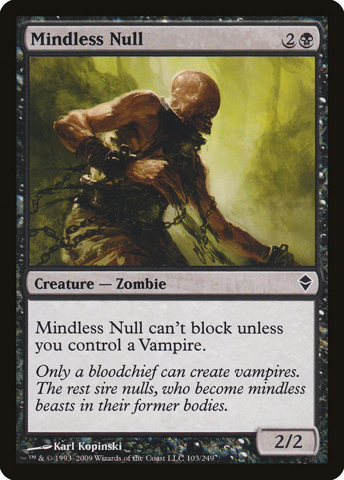 Mindless Null [Zendikar] - Magic: The Gathering - Card Brawlers | Quebec | Canada |