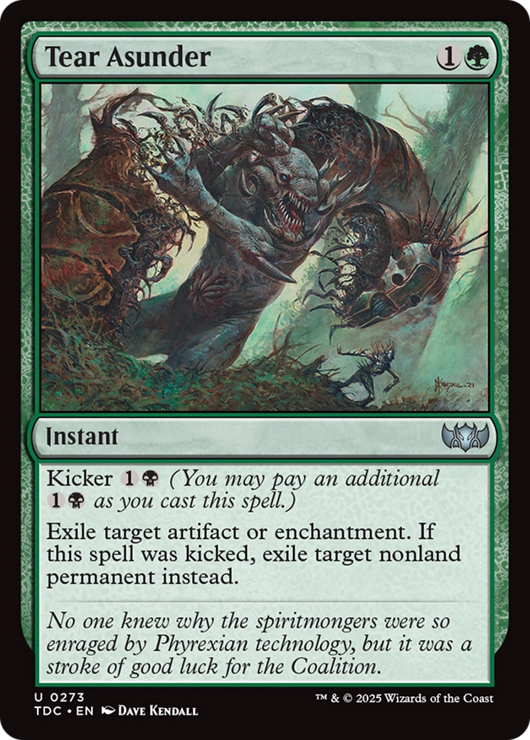 Tear Asunder [Tarkir: Dragonstorm Commander] - Magic: The Gathering - Card Brawlers | Quebec | Canada |