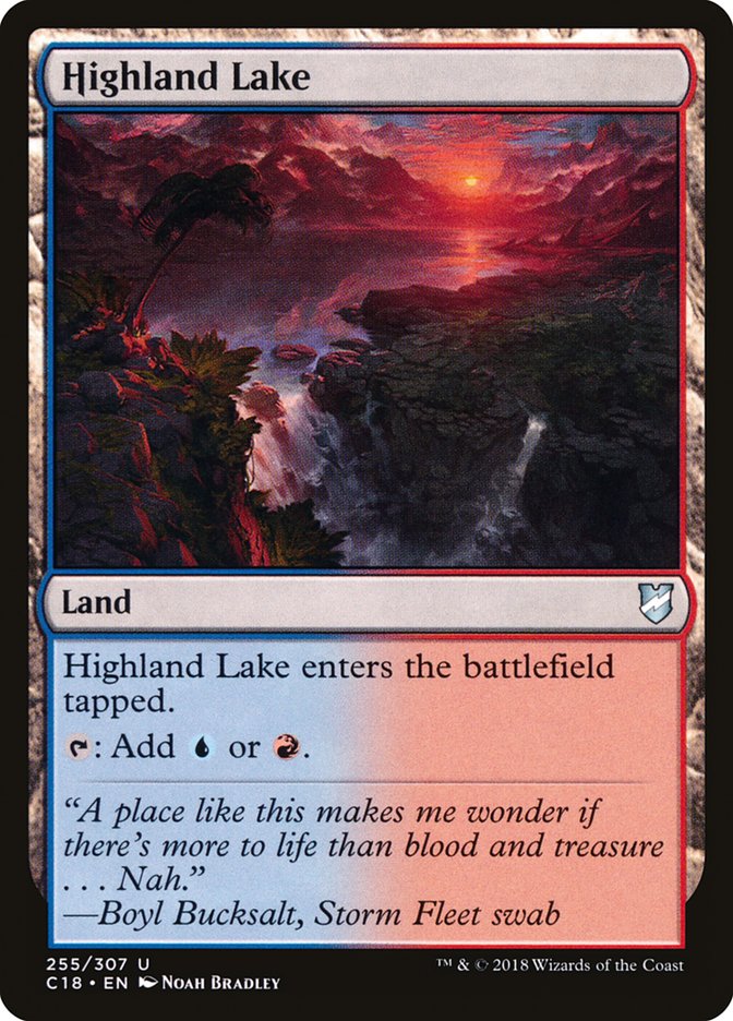 Highland Lake [Commander 2018] - Magic: The Gathering - Card Brawlers | Quebec | Canada |