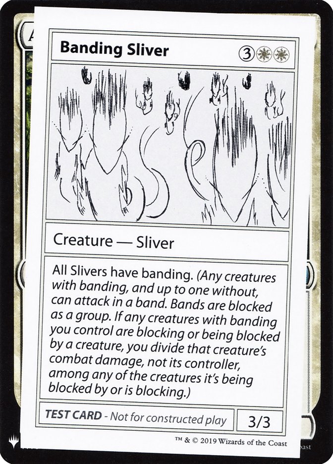 Banding Sliver [Mystery Booster Playtest Cards] - Magic: The Gathering - Card Brawlers | Quebec | Canada |