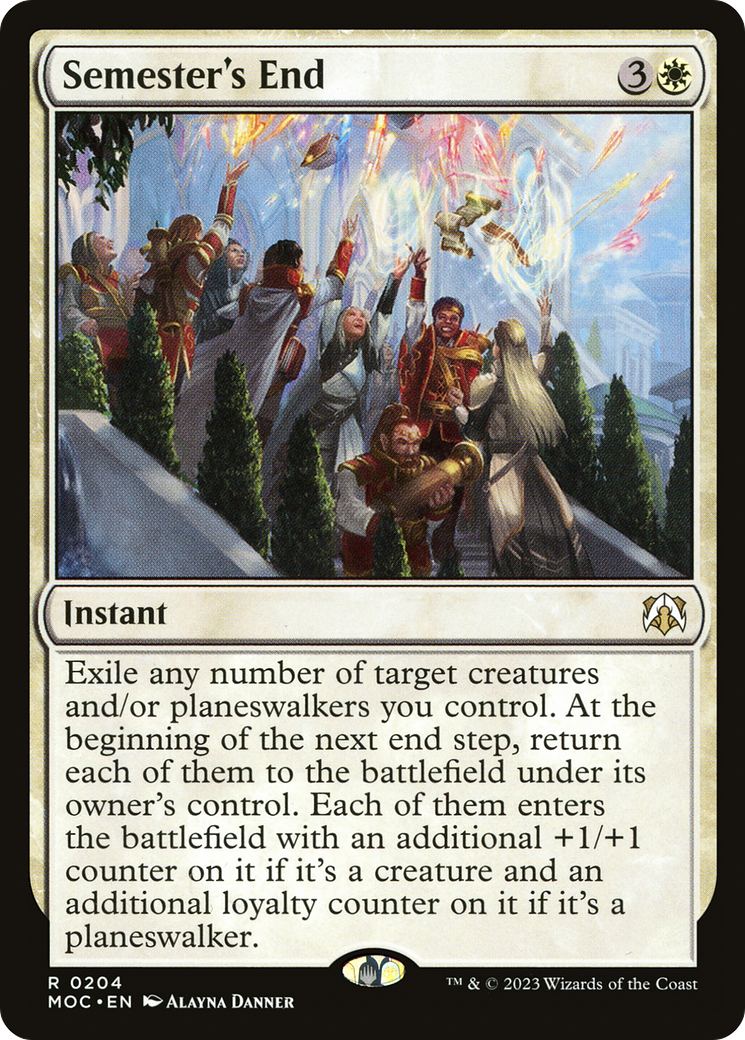 Semester's End [March of the Machine Commander] - Magic: The Gathering - Card Brawlers | Quebec | Canada |
