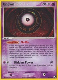 Unown (O) (O/28) [EX: Unseen Forces] - Pokémon - Card Brawlers | Quebec | Canada |