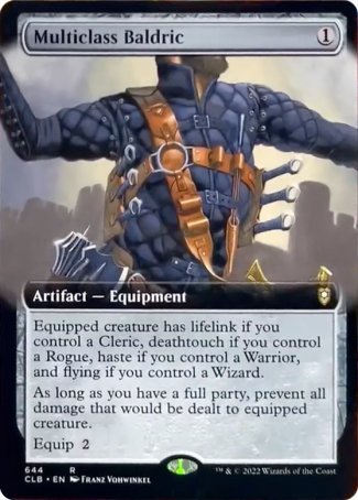 Multiclass Baldric (Extended Art) [Commander Legends: Battle for Baldur's Gate] - Magic: The Gathering - Card Brawlers | Quebec | Canada |