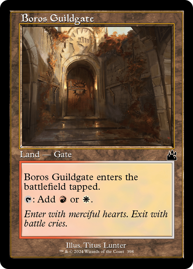 Boros Guildgate (Retro Frame) [Ravnica Remastered] - Magic: The Gathering - Card Brawlers | Quebec | Canada |
