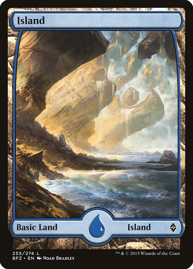 Island (255) (Full Art) [Battle for Zendikar] - Magic: The Gathering - Card Brawlers | Quebec | Canada |