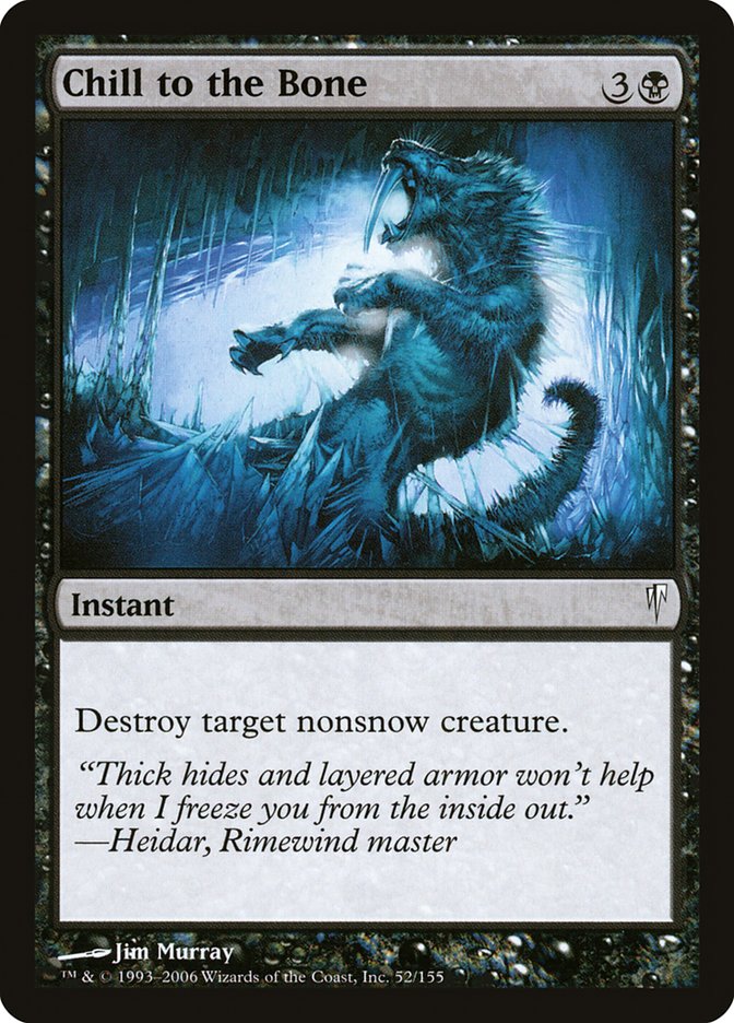 Chill to the Bone [Coldsnap] - Magic: The Gathering - Card Brawlers | Quebec | Canada |