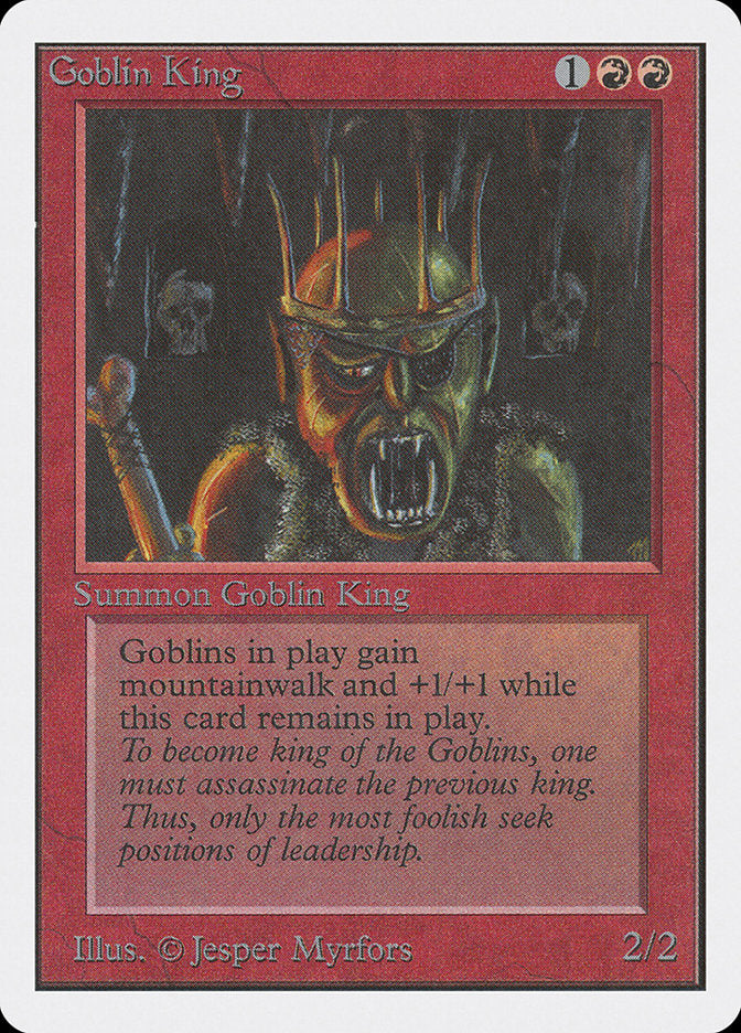 Goblin King [Unlimited Edition] - Magic: The Gathering - Card Brawlers | Quebec | Canada |
