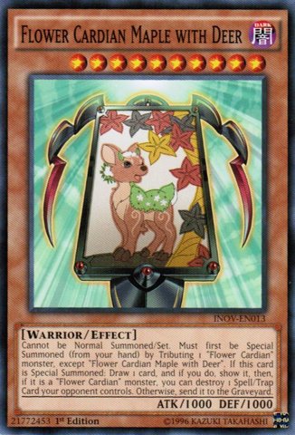 Flower Cardian Maple with Deer [INOV-EN013] Common - Yu-Gi-Oh! - Card Brawlers | Quebec | Canada |