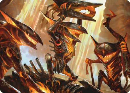 Gleeful Demolition Art Card [Phyrexia: All Will Be One Art Series] - Magic: The Gathering - Card Brawlers | Quebec | Canada |