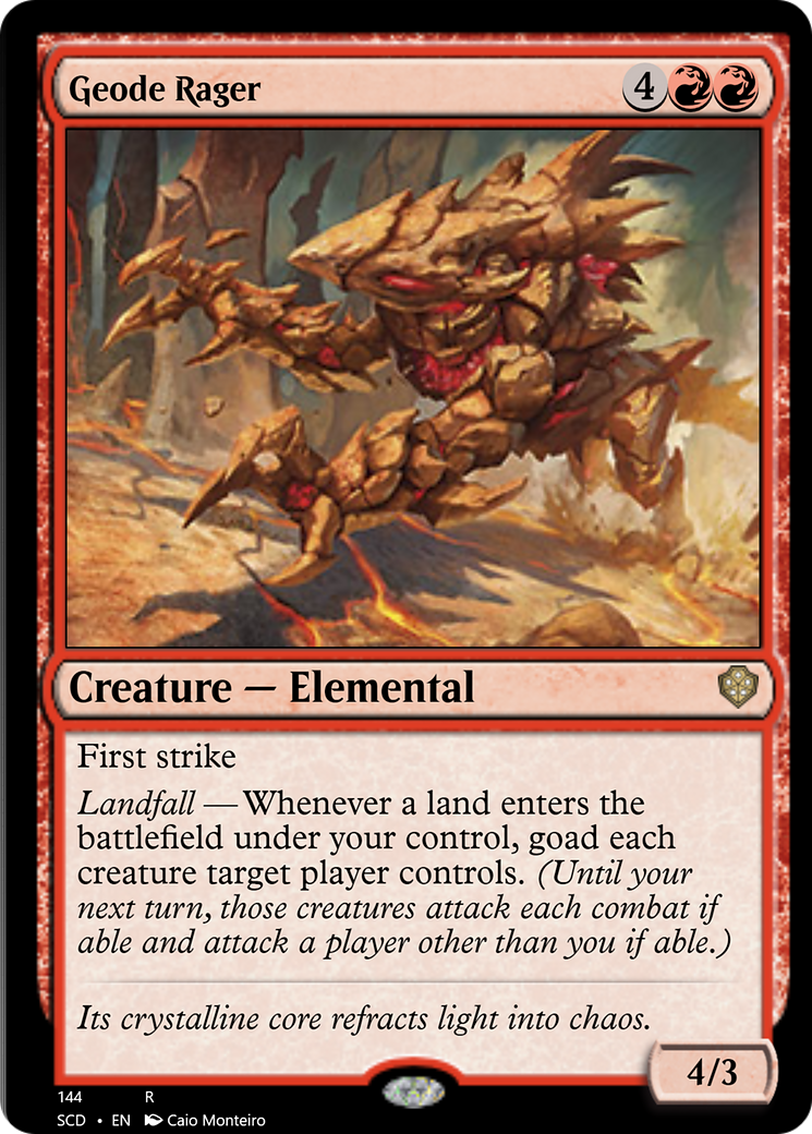 Geode Rager [Starter Commander Decks] - Magic: The Gathering - Card Brawlers | Quebec | Canada |