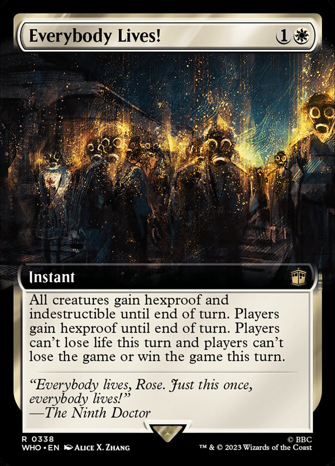Everybody Lives! (Extended Art) [Doctor Who] - Magic: The Gathering - Card Brawlers | Quebec | Canada |