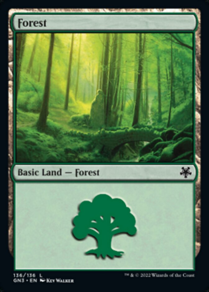 Forest (136) [Game Night: Free-for-All] - Magic: The Gathering - Card Brawlers | Quebec | Canada |