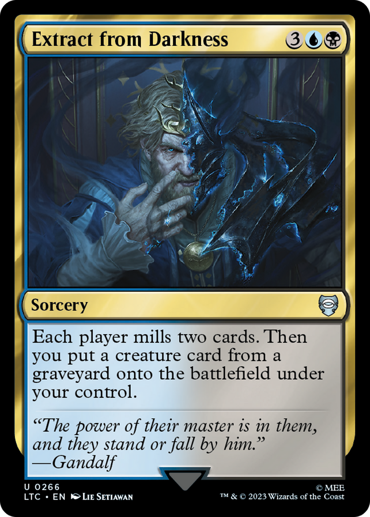Extract from Darkness [The Lord of the Rings: Tales of Middle-Earth Commander] - Magic: The Gathering - Card Brawlers | Quebec | Canada |