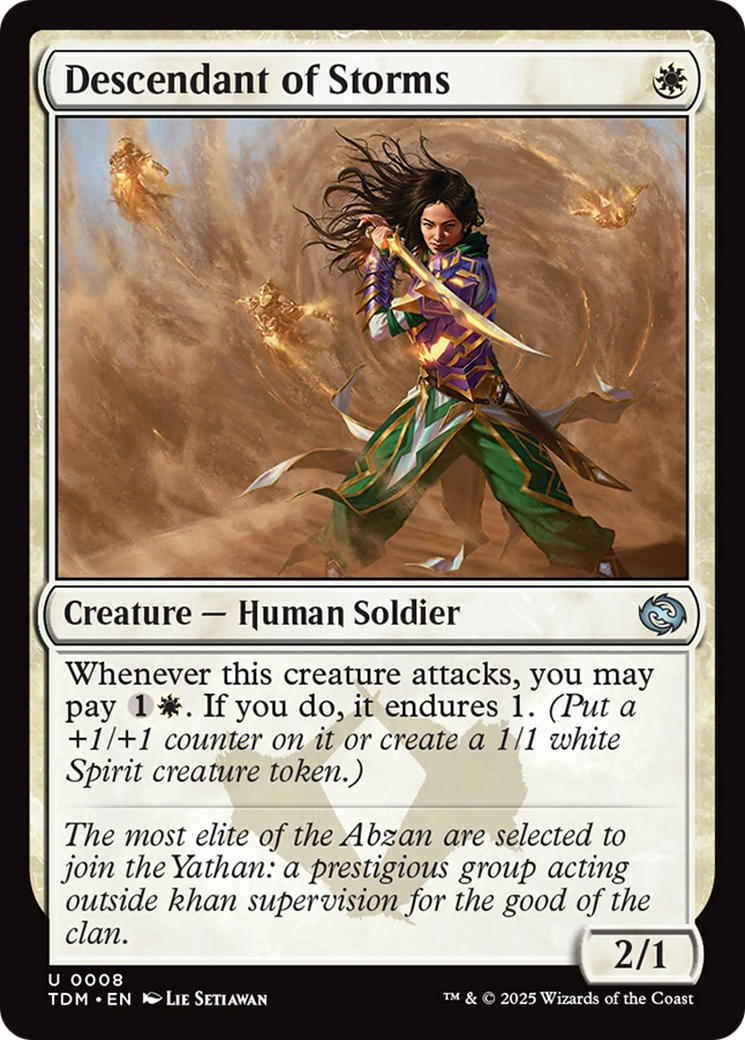 Descendant of Storms [Tarkir: Dragonstorm] - Magic: The Gathering - Card Brawlers | Quebec | Canada |