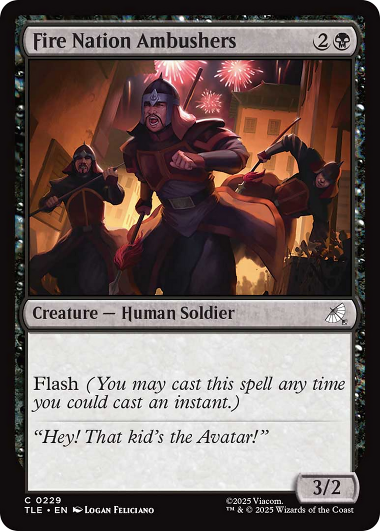 Fire Nation Ambushers [Avatar: The Last Airbender: Eternal-Legal] - Magic: The Gathering - Card Brawlers | Quebec | Canada |