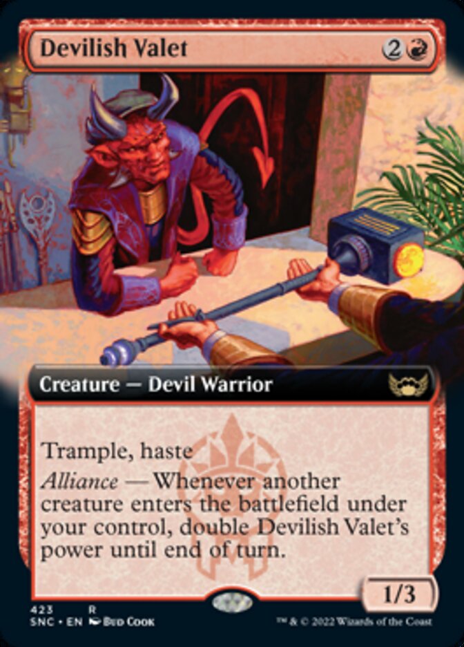 Devilish Valet (Extended Art) [Streets of New Capenna] - Magic: The Gathering - Card Brawlers | Quebec | Canada |