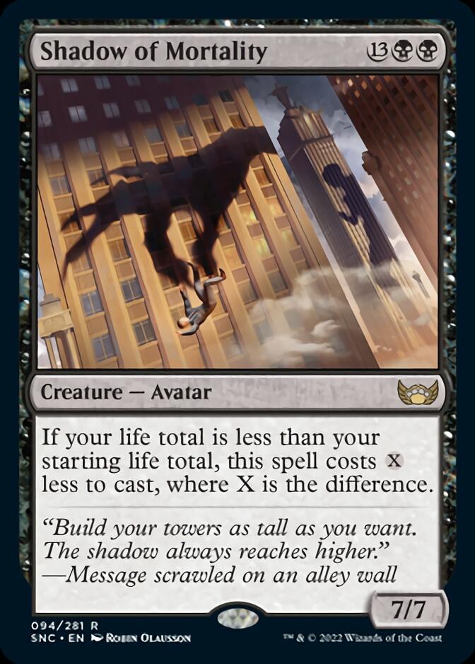 Shadow of Mortality [Streets of New Capenna] - Magic: The Gathering - Card Brawlers | Quebec | Canada |