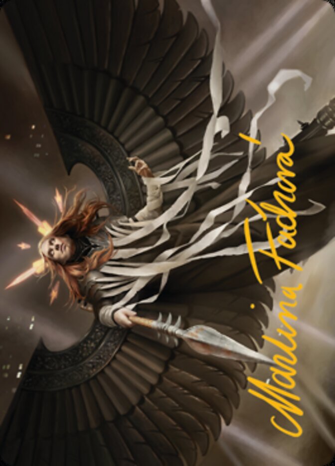 Angel of Suffering Art Card (Gold-Stamped Signature) [Streets of New Capenna Art Series] - Magic: The Gathering - Card Brawlers | Quebec | Canada |
