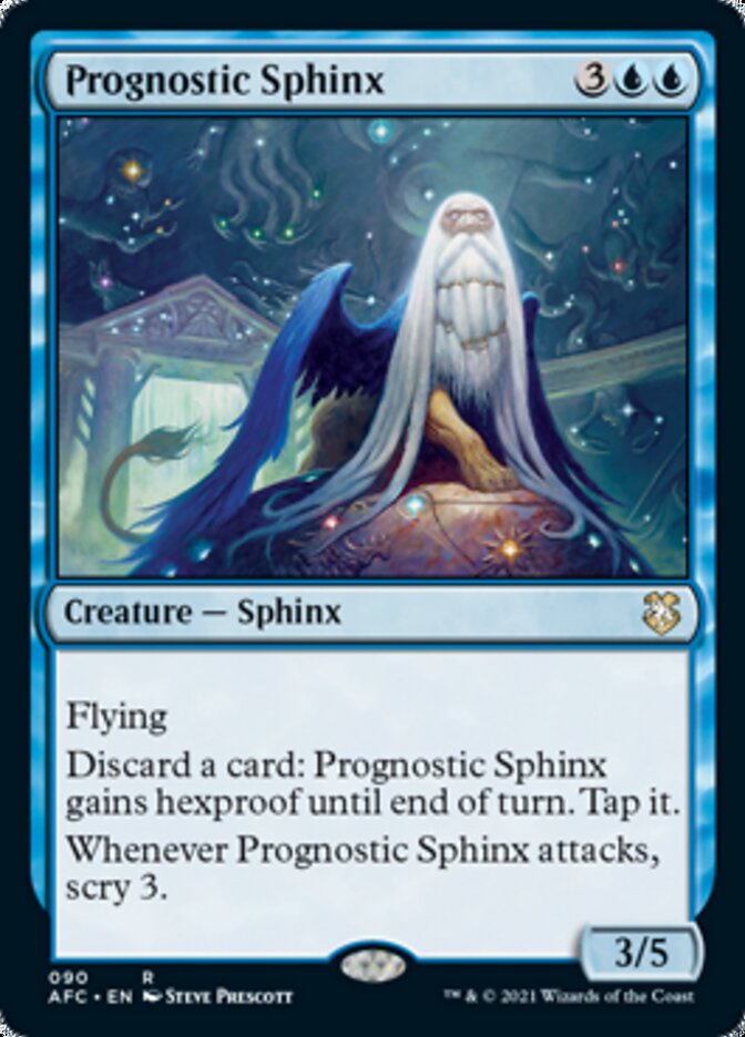 Prognostic Sphinx [Dungeons & Dragons: Adventures in the Forgotten Realms Commander] - Magic: The Gathering - Card Brawlers | Quebec | Canada |