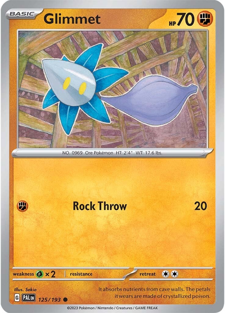 Glimmet (125/193) [Scarlet & Violet: Paldea Evolved] - Pokémon - Card Brawlers | Quebec | Canada |