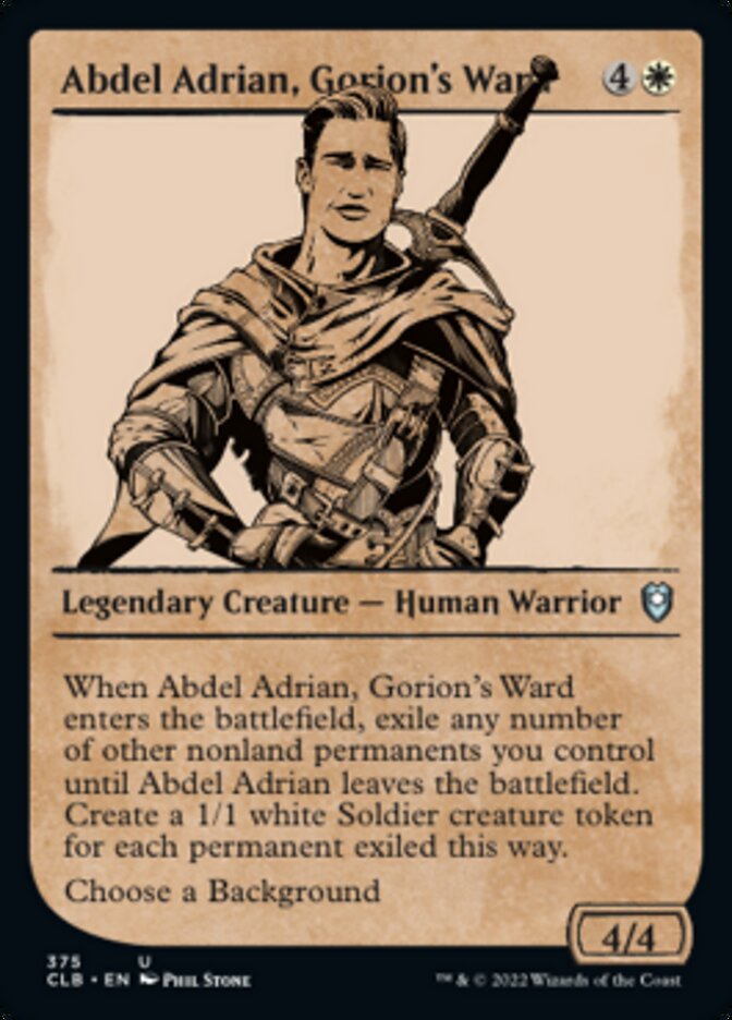Abdel Adrian, Gorion's Ward (Showcase) [Commander Legends: Battle for Baldur's Gate] - Magic: The Gathering - Card Brawlers | Quebec | Canada |
