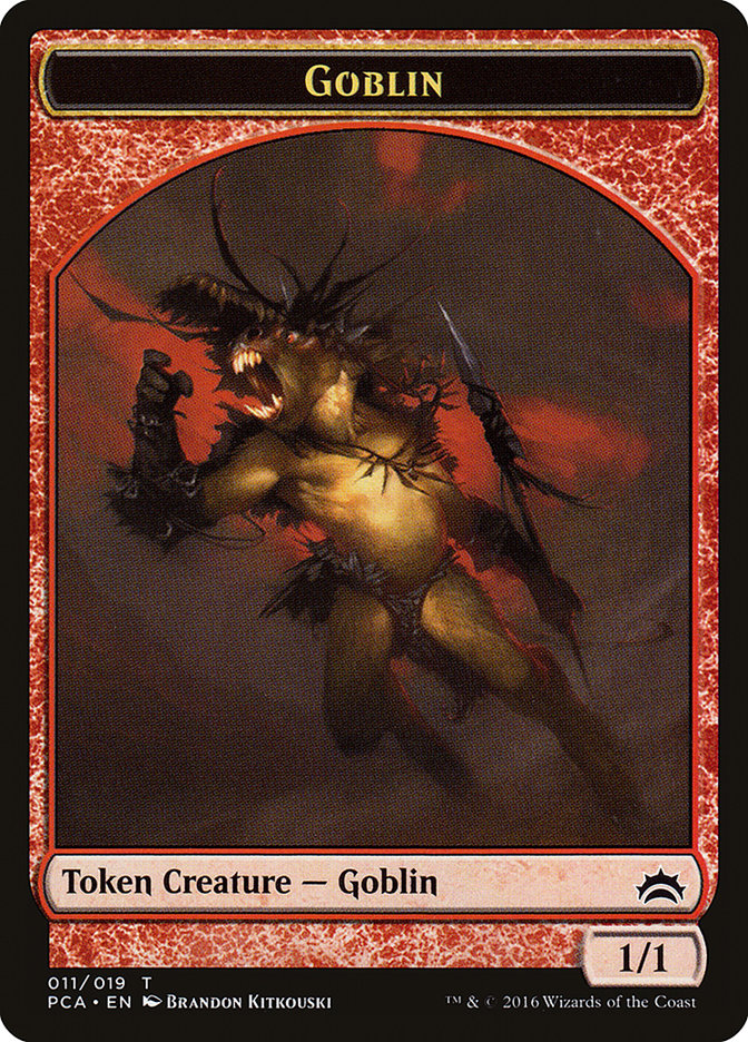 Goblin // Boar Double-Sided Token [Planechase Anthology Tokens] - Magic: The Gathering - Card Brawlers | Quebec | Canada |