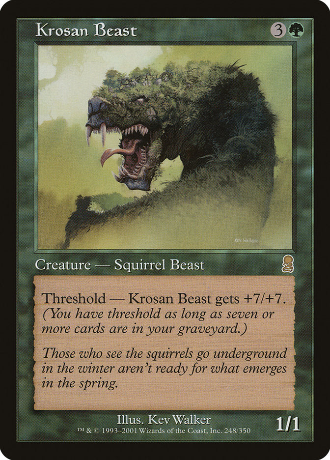 Krosan Beast [Odyssey] - Magic: The Gathering - Card Brawlers | Quebec | Canada |