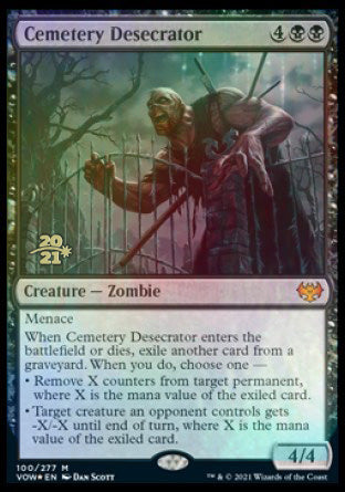 Cemetery Desecrator [Innistrad: Crimson Vow Prerelease Promos] - Magic: The Gathering - Card Brawlers | Quebec | Canada |
