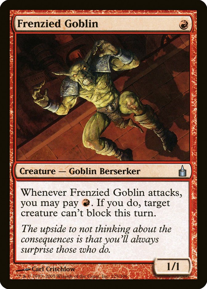Frenzied Goblin [Ravnica: City of Guilds] - Magic: The Gathering - Card Brawlers | Quebec | Canada |