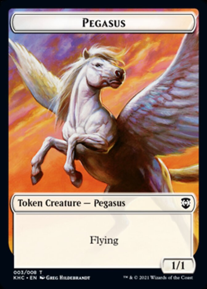 Pegasus Token [Kaldheim Commander Tokens] - Magic: The Gathering - Card Brawlers | Quebec | Canada |