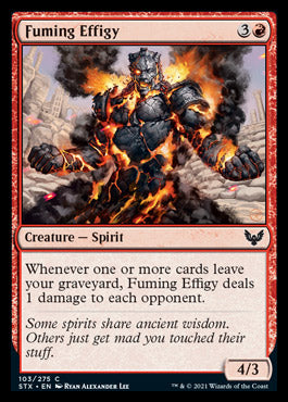 Fuming Effigy [Strixhaven: School of Mages] - Magic: The Gathering - Card Brawlers | Quebec | Canada |