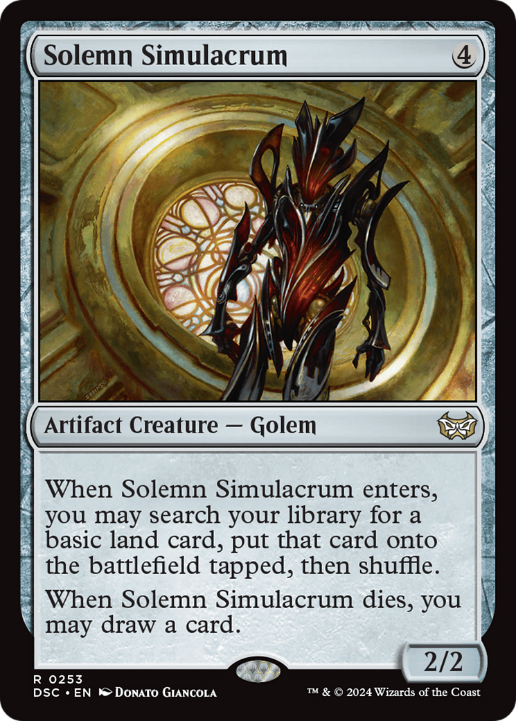 Solemn Simulacrum [Duskmourn: House of Horror Commander] - Magic: The Gathering - Card Brawlers | Quebec | Canada |