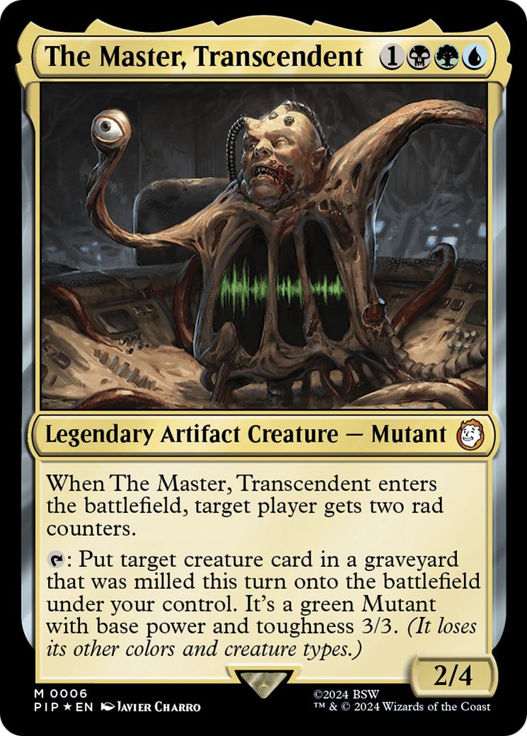 The Master, Transcendent [Fallout] - Magic: The Gathering - Card Brawlers | Quebec | Canada |