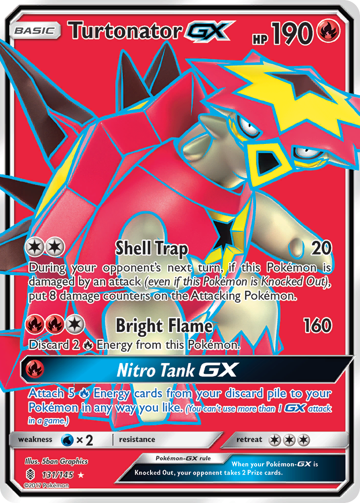 Turtonator GX (131/145) [Sun & Moon: Guardians Rising] - Pokémon - Card Brawlers | Quebec | Canada |