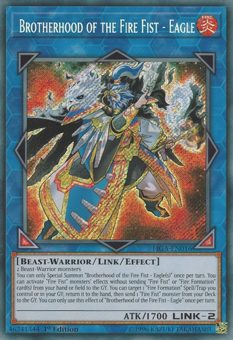 Brotherhood of the Fire Fist - Eagle [FIGA-EN016] Secret Rare - Yu-Gi-Oh! - Card Brawlers | Quebec | Canada |